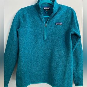 Teal Patagonia Better Sweater Quarter Zip
